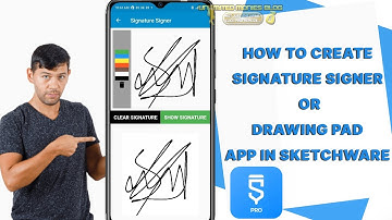 No ASD Block: How To Create Signature Signer Or Drawing Pad App In Sketchware (9 Minutes Tutorial)