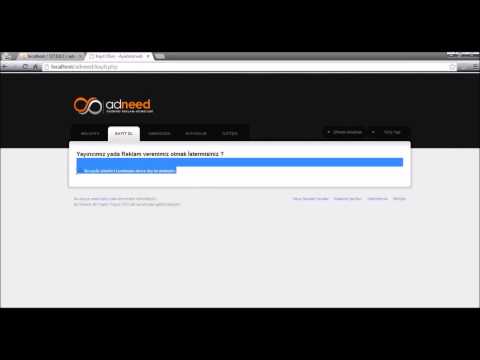 Php Adneed Reklam Yönetim Scripti - Php Scriptler - Script Kurulumu