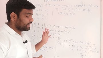 Polytechnic first year maths! Cramer