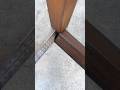 Smart technique L-shaped metal joint trick that few people know about #welder #welding