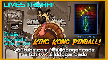 Kong Sized Food Coma!  Tune in for live gameplay of Stern