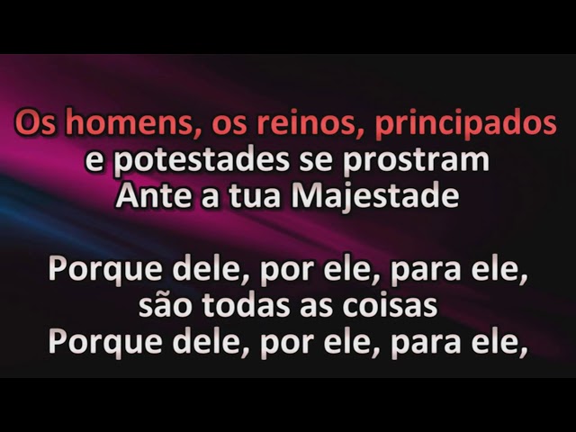 Fernandinho - Te Adorar - Playback - Karaoke class=