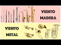 Los instrumentos de viento