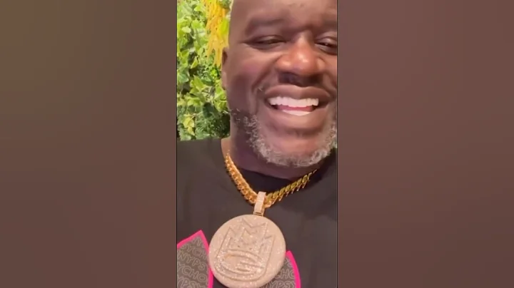 Shaq Wears Rick Ross gifted MMG CHAIN💎 #shorts #viral #rap #hiphop #nba #jewelry #clips #short #wow