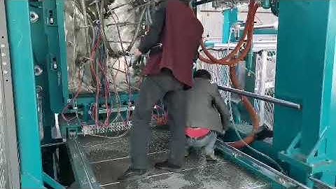 Quick mold change shape molding machine Mold chang process