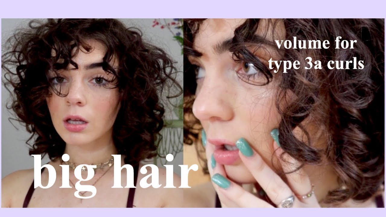 VOLUME FOR CURLY HAIR ROUTINE! Tips to add volume and definition...Type