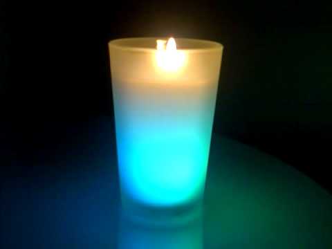 glade color changing candle