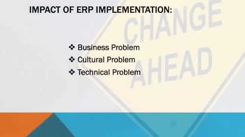 Presentation on ERP Implementation