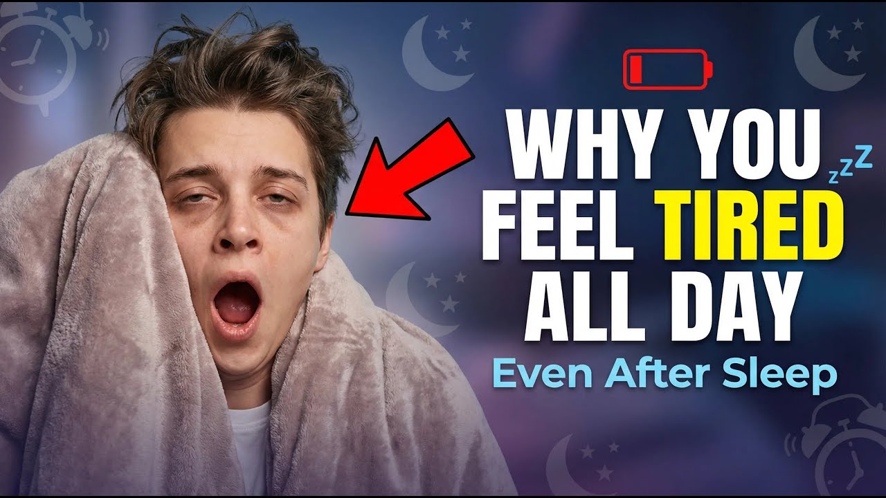 Why You Feel Tired All Day (Even After Sleep) | Explained by Dr Zeeshan ...
