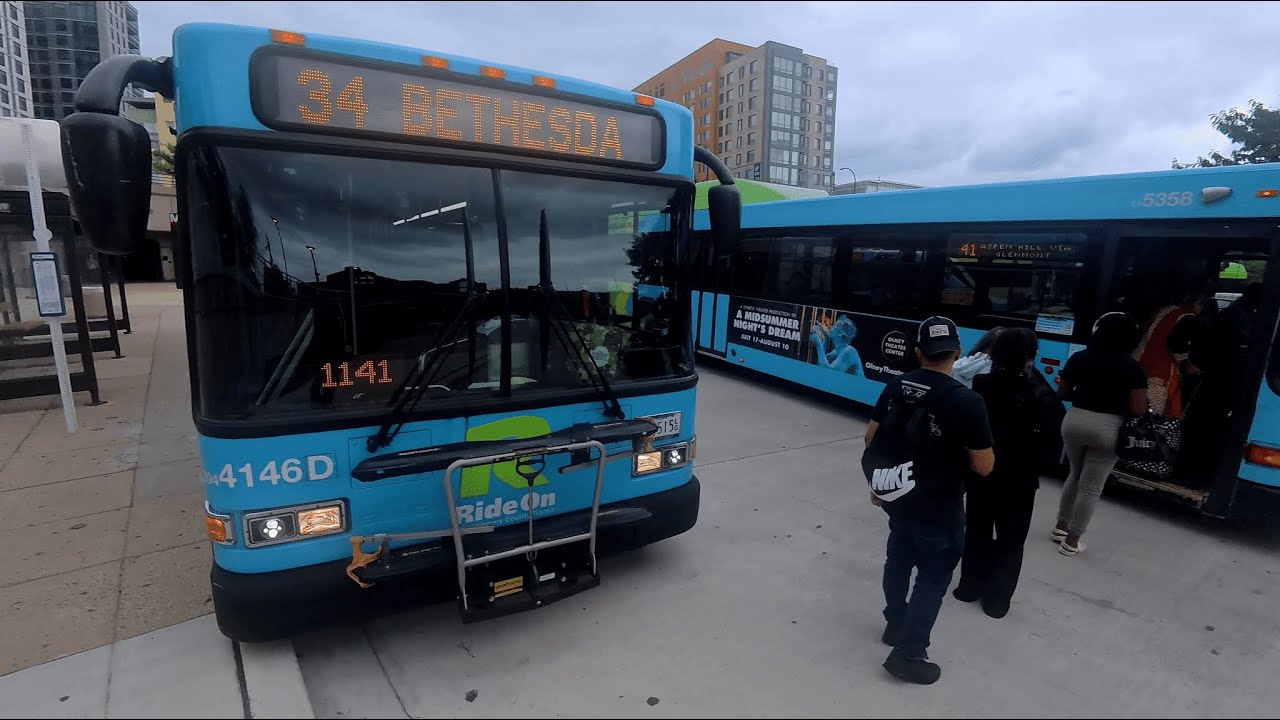 WMATA New Flyer Metrobuses & MCDOT Ride-On Gillig Buses | Transit Action Series 6