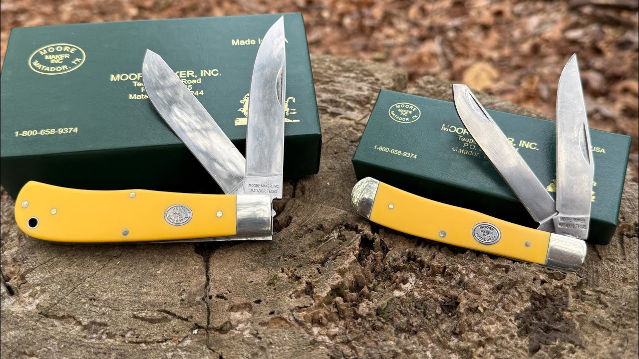 “Moore Maker Knives”   Trapper & Jumbo Trapper