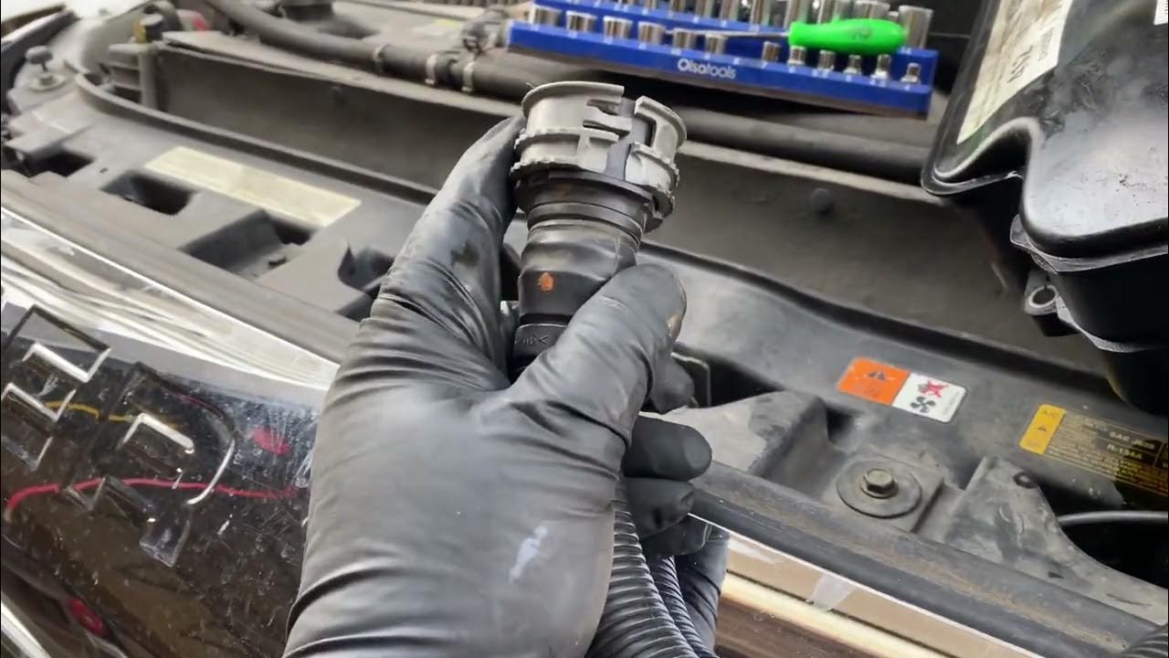 2011 Ford F350 CCV filter change!!!!! - YouTube
