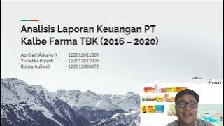 Download lagu Analisis Laporan Keuangan PT Kalbe Farma (2016-2020)