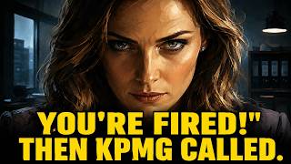 FIRED FOR REMOTE WORK THEN KPMG SAID HER SIGNATURE MADE THEIR 12M DEAL VALID