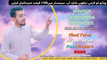 MGMT628 final term exam preparation 2022 | Mgmt628 Past Papers | Mgmt628 Current Paper 2022
