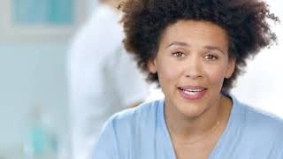 Actress Dominique starring in TV commercial Oral-B
