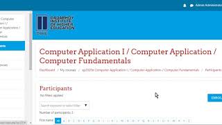 How to enable Self Enrollment in Moodle