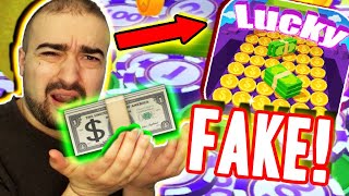 Lucky Pusher APP Payment Proof FAKE! - Earn Cash Real Money & Rewards Paypal Review Youtube screenshot 2