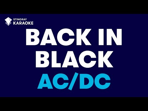 AC/DC - Back In Black (Karaoke With Lyrics)@Stingray Karaoke isimli mp3 dönüştürüldü.