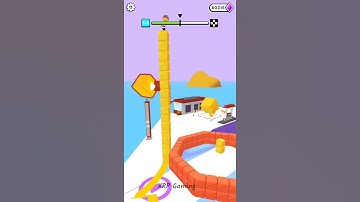 Cube Surfer (by VOODOO)  Level 138 । XRP Gaming #cubesurfer #gameplaywalkthrough #shorts