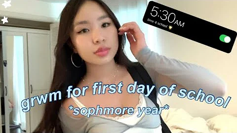 GRWM FIRST DAY OF SCHOOL *sophmore year*