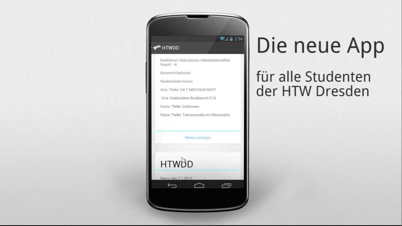 HTWDD - Die App für Studenten der HTW Dresden