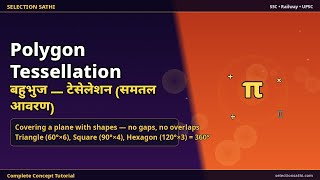 बहुभुज — टेसेलेशन (समतल आवरण) | Polygon — Tessellation (Plane Tiling) | Selection साथी