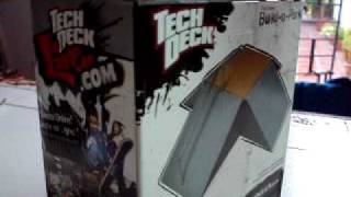 tech deck build a park with plan b 4 pack unboxing