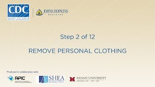 Remove Personal Clothing (Step 2/12)