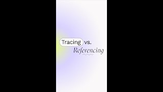 Tracing versus Referencing in Digital Illustration #Shorts