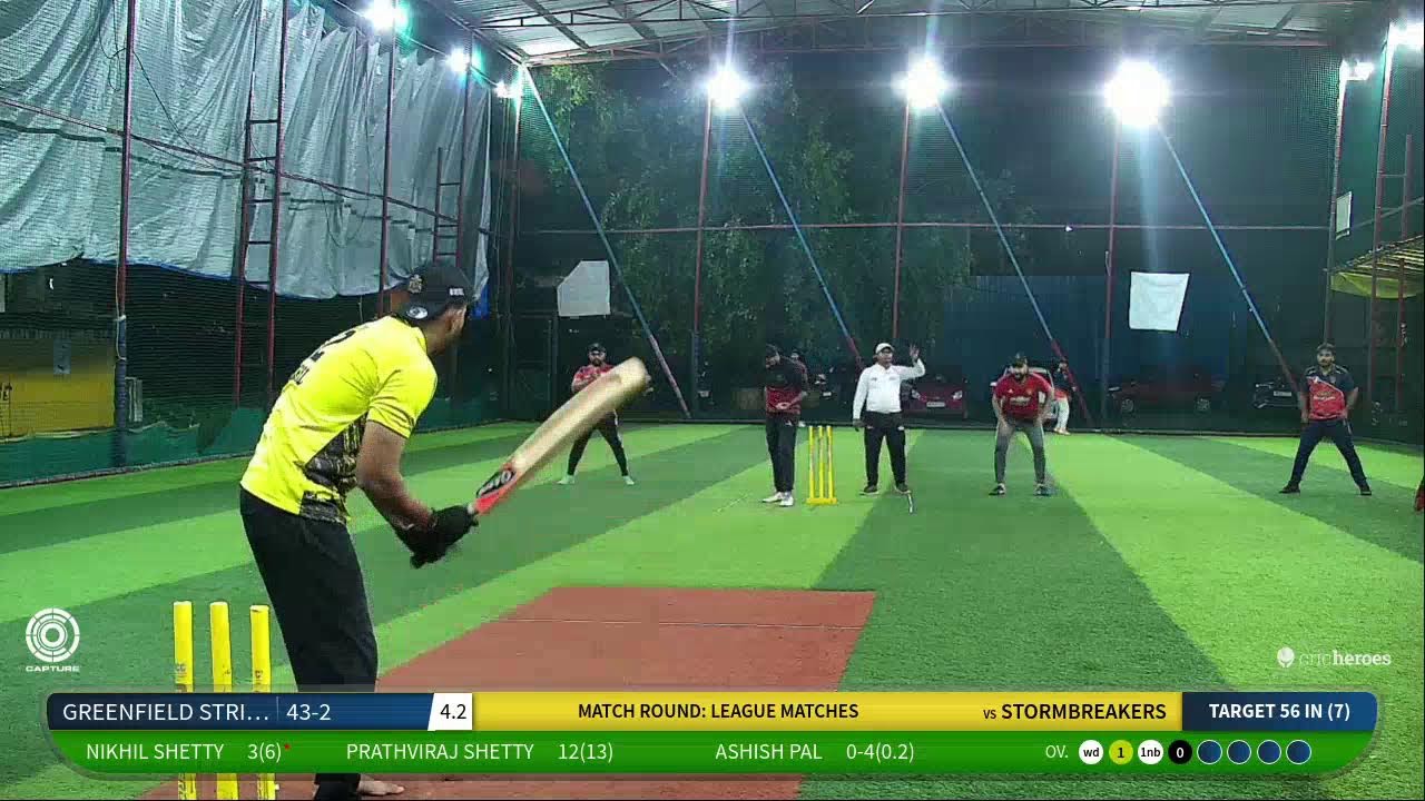 STORMBREAKERS vs GREENFIELD STRIKERS Live Cricket Match | 14-Jun-25 07:00 PM 7 Live - MASTERS 1ST AN