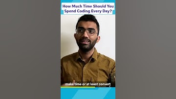 How Long Should You Code Every Day? #shorts