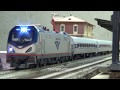 Modern Ho Scale Amtrak Trains Compilation!