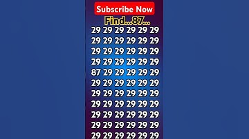 Find Number...87💯🧐💯🧐💯🧐#viral video #puzzle #math puzzle #iq test #maths tricks #maths #iq