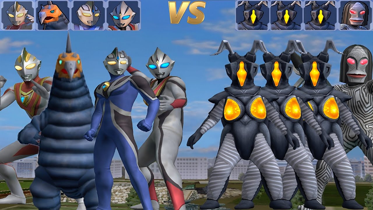 UFE3：Ultraman Gaia/Bakishimu/Ultraman Agul/Evil Digga VS Jayden/Jayden/Jayden/Magma Starman