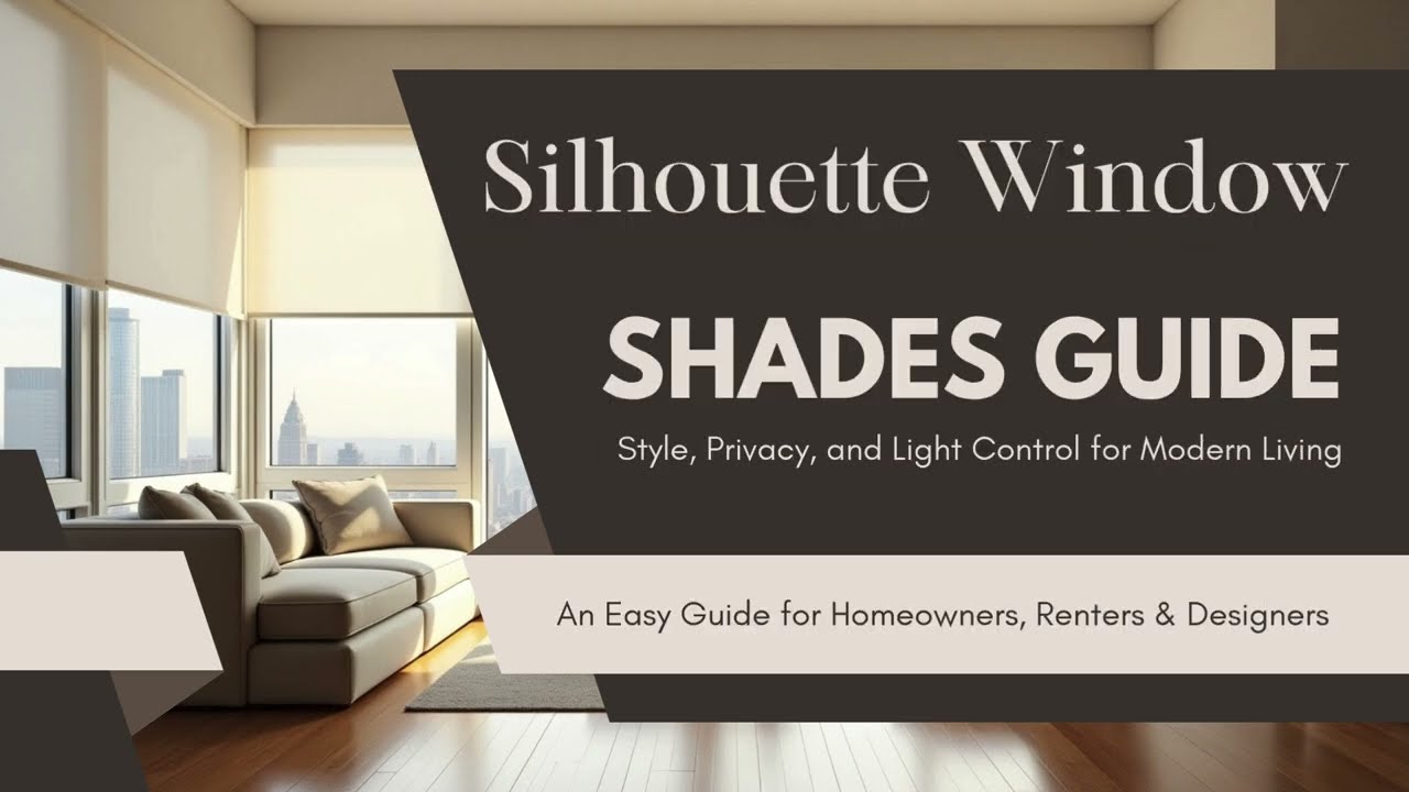 Silhouette Window Shades Guide Style, Privacy, and Light Control for Modern Living