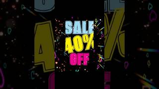 Sale Sale 40% In Selected Items Until 10-5 Link Above In Bio