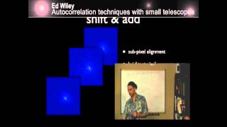 Speckle interferometry reductions