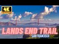 Lands End Coastal Hiking Trail Sunset Walking Tour ASMR San Francisco, California