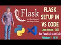 How to Install Flask Setup in Vs Code on Windows 10 1 11