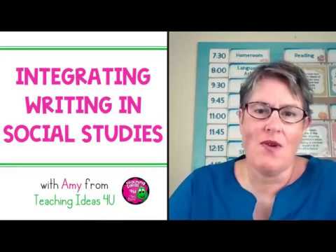 Integrating Writing in Social Studies - YouTube