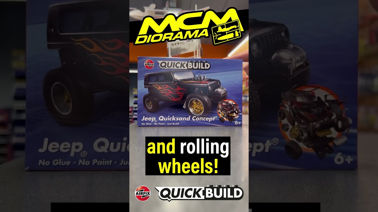 🚗✈️ Airfix QuickBuild 6+ These make great toys Designed to last quality Just build and play 