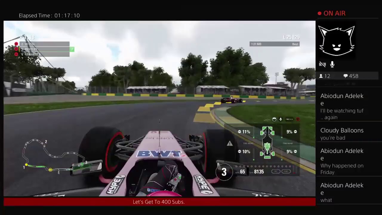 F1 2017 Force India Career Mode Season 1 Race 1