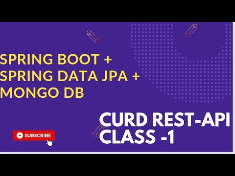 Spring Boot and DataJPA with MongoDB CRUD Operations-Class-1