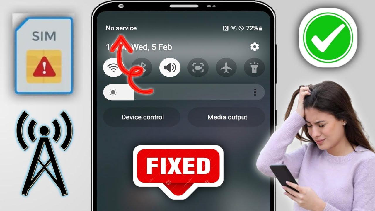 Comment résoudre le problème de carte SIM sans service sur Android (2025) |