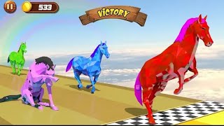 Horse race games & dash runner. Enjoy horse run game with this adventure pony!Run, Jump & Slide with screenshot 3