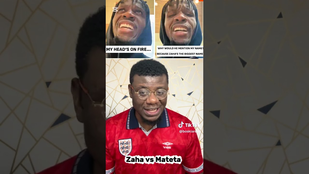 Wilfried Zaha has hit back at his former Crystal Palace team-mate Jean-Philippe Mateta.