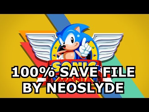 Sonic Mania Plus 100% Save [Sonic Mania] [Mods]