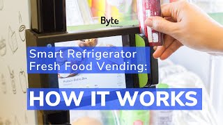 How it Works Quick Demo: Smart Refrigerator Fresh Food Vending with Byte Technology screenshot 4