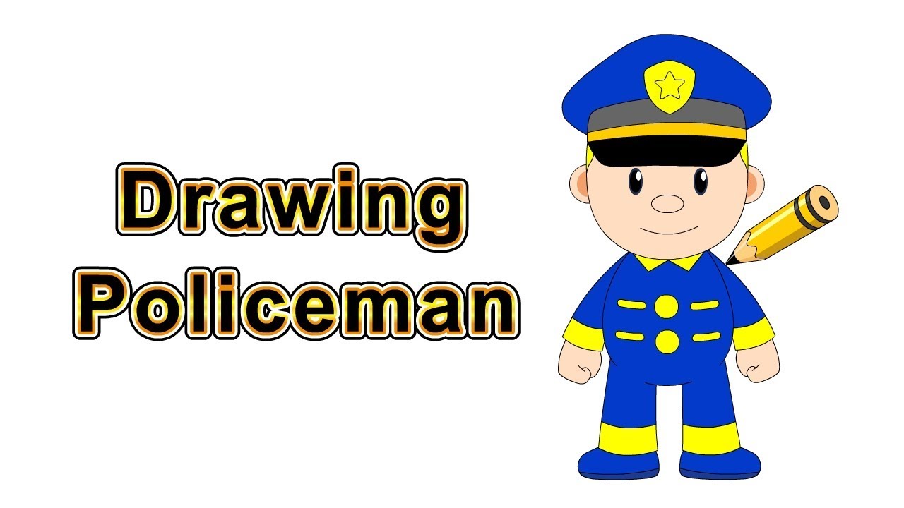 Drawing Policeman @ Citi Heroes Cartoon